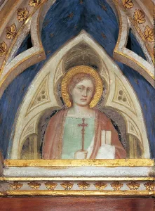 Part Of Prints: Figure of Saint, by Altichiero da Zevio