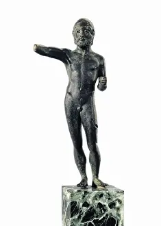 5th C Prints: Figure of warrior. 5th c. BC. Classical Greek art