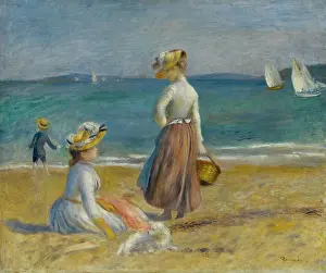 Sunshine Prints: Figures on the Beach, by Auguste Renoir