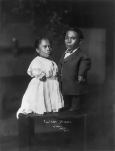 Dwarf Prints: Filipino midgets, photograph by Gerhard Sisters, photograph circa 1914