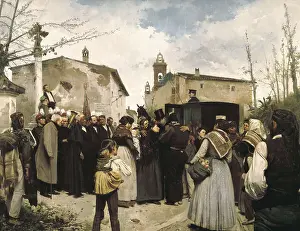 1895 Prints: FILLOL, Antonio (1870-1930). The glory of the people