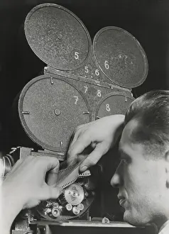Occupational Portrait Prints: Film engineer using the Dunning Method
