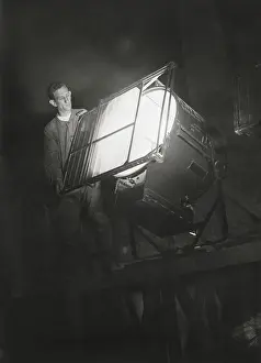 Occupational Portrait Prints: Film engineer using the Dunning Method