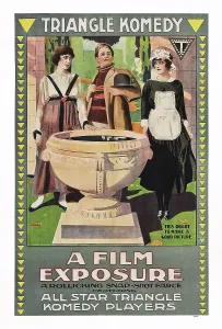 May Prints: A FILM EXPOSURE, poster art, 1917