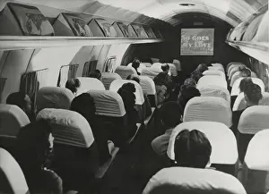 Atlantic Ocean Prints: The film, So Goes my Love is projected on a Pan American Clipper