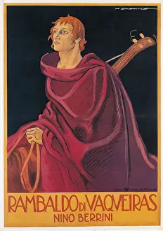 Text Prints: Film poster for Rambaldo di Vaqueros
