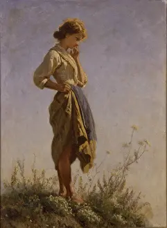 Peasant Female Prints: Filomena on Top of the Mountain (Filomena)