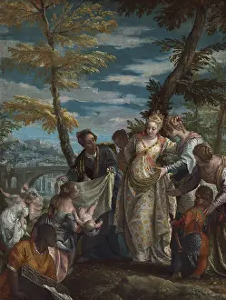1570s Prints: The Finding of Moses, by Veronese
