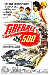 Frankie Prints: FIREBALL 500, from left: Frankie Avalon, Fabian, Annette Funicello, Julie Parrish, 1966