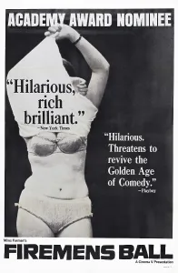 Underwear Prints: THE FIREMEN'S BALL, (aka HORI, MA PANENKO), poster art, 1967