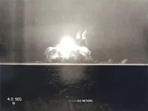 Mushroom Cloud Prints: First Atomic Explosion on July 16, 1945