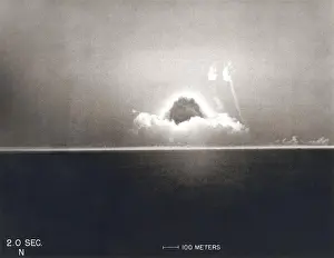 Mushroom Cloud Prints: First Atomic Explosion on July 16, 1945