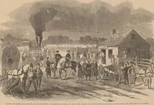 Wood Engraving Prints: First Battle of Bull Run, (First Manassas)