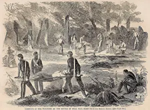 Wood Engraving Prints: First Battle of Bull Run, (First Manassas)