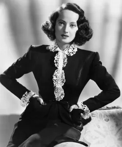 Lace Collar Prints: FIRST COMES COURAGE, Merle Oberon, 1943