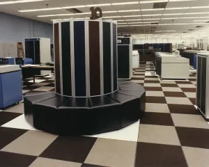 Calculators Prints: The first Cray-1 super computer was installed at Los Alamos National Laboratory (LANL) in 1976 for a six-month trial