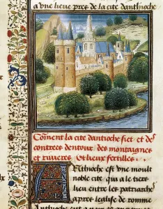 Populations Prints: First Crusade (1095-1099). The city of Antiochia