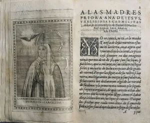 Fray Luis De 1528 1591 Prints: First edition of the complete works by Saint Teresa of Jesus carried out by fray Luis de Len