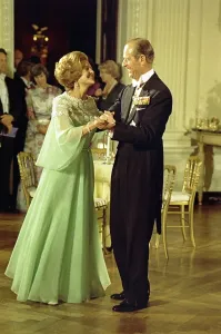 Windsor Prints: First Lady Betty Ford and Prince Philip dance after the state dinner in honor of Queen Elizabeth II and Prince Philip