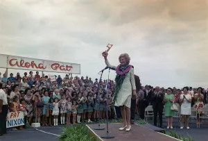 Hawaii Prints: First Lady campaigning in Hawaii