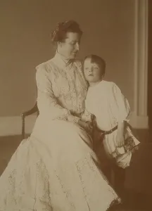 Edith Prints: First Lady Edith Roosevelt, with youngest son