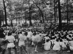 2013 Prints: First Lady Eleanor Roosevelt at SheSheShe Camp for Unemployed Women. Aug.7, 1933