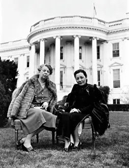 Roosevelt Prints: First Lady Eleanor Roosevelt, and wife of Chiang Kai-shek