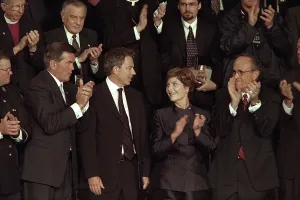 Rudolph Prints: First Lady Laura Bush with Tom Ridge