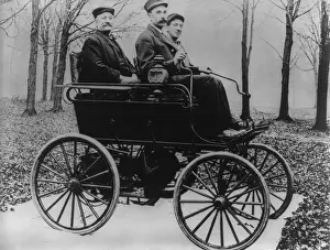 Gasoline Prints: The first Oldsmobile used control sticks for steering in 1897