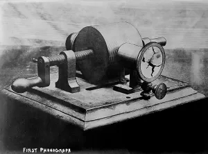 Phonograph Prints: The first phonograph, circa 1860s
