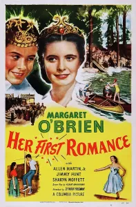 Images Dated 17th January 2014: HER FIRST ROMANCE, US poster, top from left: Allen Martin Jr. Margaret O'Brien, 1951