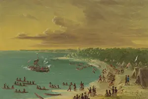 Encounter Prints: First Sailing of the Griffin on Lake Erie