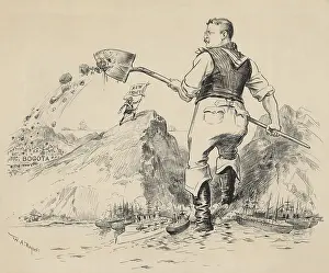 Digging Prints: THE FIRST SPADEFUL, a 1903 cartoon about the Panama Canal by William A. Rogers