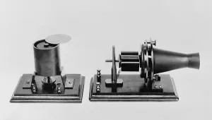 Bell Prints: The first telephone developed and patented by Alexander Graham Bell in 1876