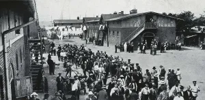 Photographiceurope Prints: First Wolrd War. Camp of English prisoners in Germany