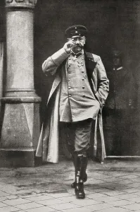 Hindenburg Prints: First World War. 1915. Paul von Hindenburg as commander-in-chief of the German troops of the Eastern front