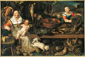Bench Prints: Fishmongers, by Vincenzo Campi