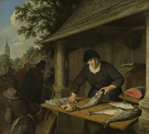Occupational Prints: The Fishwife, by Adriaen van Ostade