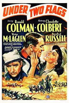 Colman Prints: UNDER TWO FLAGS, US poster art