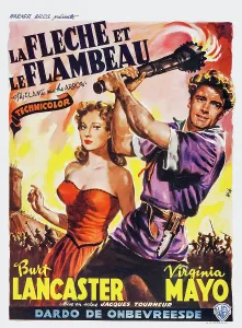 Mayo Prints: THE FLAME AND THE ARROW, (aka LA FLECHE ET LE FLAMBEAU)