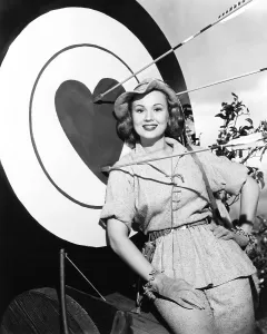 Target Prints: THE FLAME AND THE ARROW, Virginia Mayo, 1950