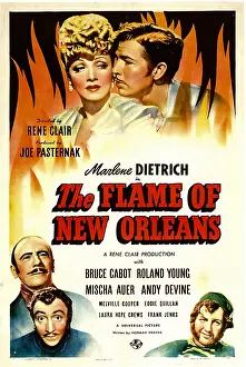 Andy Prints: THE FLAME OF NEW ORLEANS, top from left: Marlene Dietrich