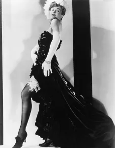 Black Stockings Prints: FLAME OF THE WEST, Joan Woodbury, 1945
