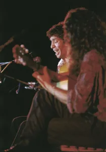 San Fernando Prints: The flamenco singer Camarn de la Isla accompanied on guitar by Tomatito