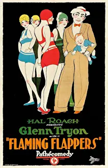 Baby Prints: FLAMING FLAPPERS, man holding baby on right: Glenn Tryon, 1925