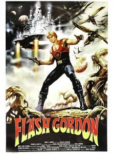 Spaceship Prints: FLASH GORDON, Argentinan poster, Sam J. Jones, 1980. Universal/courtesy Everett Collection