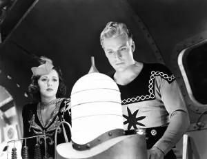 Images Dated 26th June 2015: FLASH GORDON CONQUERS THE UNIVERSE, from left, Carol Hughes, Buster Crabbe, 1940