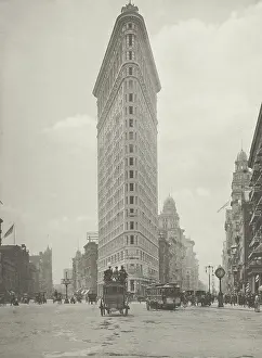 Transport Prints: Flatiron Building, (a.k.a. Fuller building) was built by architect Daniel Burnham in 1902