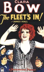 Red Hair Prints: THE FLEET'S IN, center: Clara Bow; bottom left hand corner: Jack Oakie; bottom right hand corner: James Hall