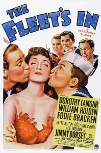 Eddie Prints: THE FLEET'S IN, US poster art, William Holden, Dorothy Lamour, Eddie Bracken, 1942
